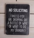 No solicitation sign